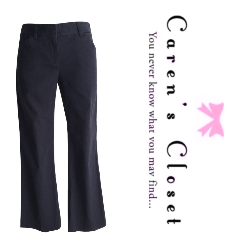 Theory Cotton Lycra Stretch Crop Pant - Picture 2 of 5